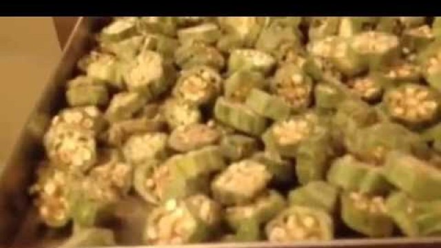 'Broccoli Okra Freeze Dried at Home Harvest Right Freeze Dryer Healthy Vegetables Dried Greens'