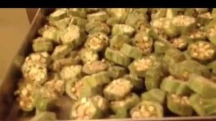 'Broccoli Okra Freeze Dried at Home Harvest Right Freeze Dryer Healthy Vegetables Dried Greens'