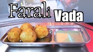 'Farali Vada | Street Food Mumbai | Upvas Recipes'