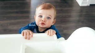 '11 Month Old Baby Sneaking Food  (So Cute!!)'