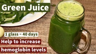 'Green juice recipe/ihow to increase hemoglobin level/help to weight loss/gooseberry'