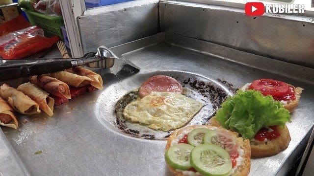 'INDONESIAN STREET FOOD - BURGER PINGGIR JALAN | MURAH ISINYA BERLIMPAH'