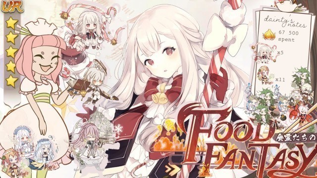 '[food fantasy] summoning 5☆ candy cane + champagne | daintydumpling'