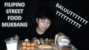 'FILIPINO STREET FOOD MUKBANG (BALUT, KIKIAM, KWEK-KWEK AT IBA PA!) | Chan Javier'