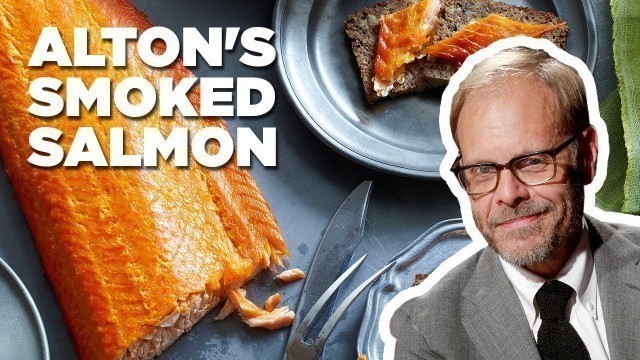 'Alton Brown Makes Smoked Salmon | Good Eats | Food Network'