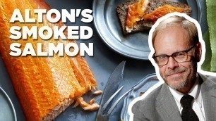 'Alton Brown Makes Smoked Salmon | Good Eats | Food Network'