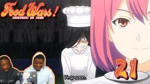 'AUTUMN ELECTIONS: HISAKO VS NAO!! Food Wars! Shokugeki No Soma - Episode 21 | Reaction'