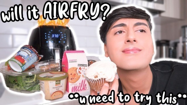 'Does It Air Fry Challenge | Air Frying Weird Foods'