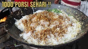 'KOKI SKILL DEWA !! SEHARI MASAK 1000 PORSI MIE BALAP - INDONESIAN STREET FOOD'