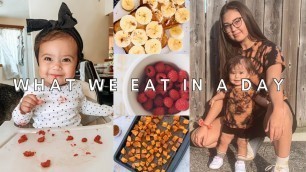 'WHAT MY BABY AND I EAT IN A DAY | WHAT MY 11 MONTH OLD EATS IN A DAY'