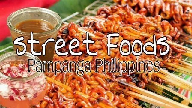 'Street Foods Philippines- Fishball Kikiam Kwek-Kwek Calamares and more at Pampanga Philippines'