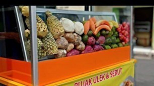 '12 TAHUN JUALAN RUJAK BUAH MANG JANGKUNG | Jakarta Street Food | Indonesian Street Food'