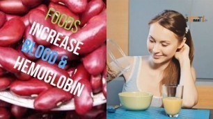 'Foods that increase blood and hemoglobin in the body'