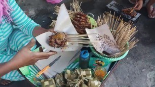 'SATE AYAM MADURA YANG ADA DI PINGGIR JALAN JOGJAKARTA | INDONESIAN STREET FOOD'