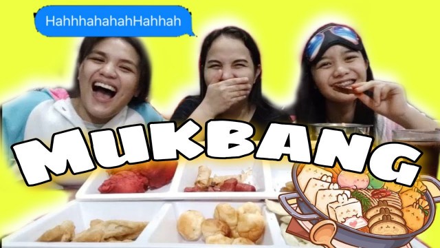 'FILIPINO STREET FOOD MUKBANG (Kikiam, Squid Ball, Fish Ball, Kwek Kwek, ETC) Ft.  Mommy | Dy Family'