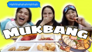 'FILIPINO STREET FOOD MUKBANG (Kikiam, Squid Ball, Fish Ball, Kwek Kwek, ETC) Ft.  Mommy | Dy Family'