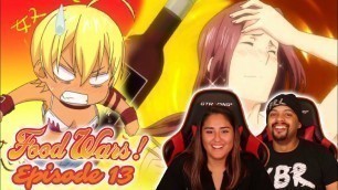 'Soma is Pushed! Food Wars Reaction Season 1 Episode 13 | Shokugeki No Soma'