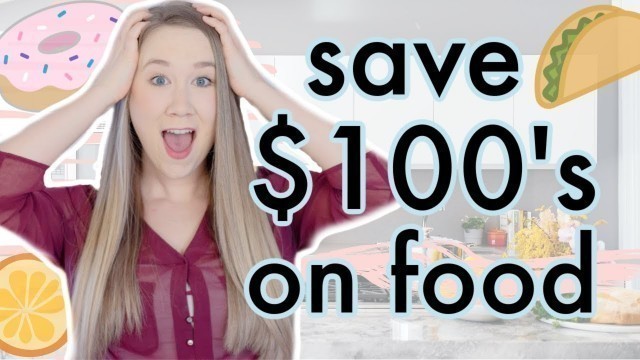 'How To Save Money on Food 2021! Save HUNDREDS on Food Every Month'