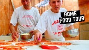 'ROME FOOD TOUR | Best ROMAN FOOD | STREET FOOD IN ITALY- SUCCULENT Porchetta + best PASTA in ROMA'