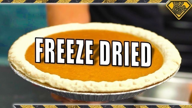 'Will Pumpkin Pie Freeze Dry?'