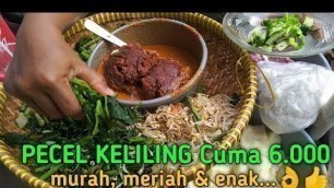 'Pecel Keliling Cuma 6.000 | Indonesian Street Food'