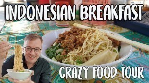 'Heavy Indonesian Breakfast: Mie Ayam & Bubur Ayam INDONESIAN STREET FOOD'