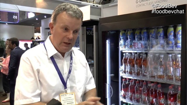 'Smart Vend Solutions\' G-Drink Gesture contactless vending machine'