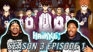 'Karasuno vs Shiratorizawa Begins! Haikyuu Season 3 Episode 1 Reaction'