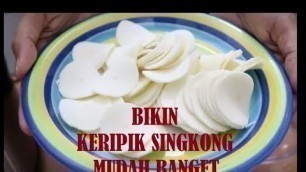 'Cara Membuat Kripik Singkong ala Food Prosesor Vienta'