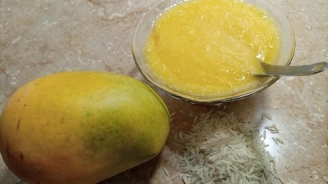 'Baby Food | Rice With Mango | 11 Month to 2 Year Baby Food | Yummy Food Made By Rohaan Mom Kitchen'