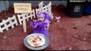 '#tiny #Pizza #Miniature Village Style Tiny Food Cooking pizza for kids in Tamil | Simple Pizza'