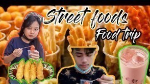 'food trip l street foods l tokneneng l kikiam l Cheese stick l Fish ball l palamig'