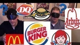 'Blind Folded Fish Sandwich Taste Test (Popular Fast Food restaurants)'