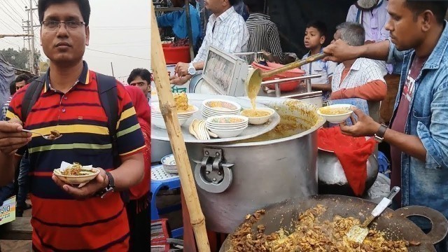 'Best Street Foods in BD II Delicious Food Recipe @ Tk 30 per plate Street food 2019 Eating at street'