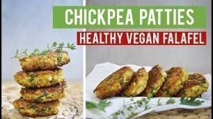 'Vegan Chickpea Patties / My Version of Falafel Without Deep-Frying!'