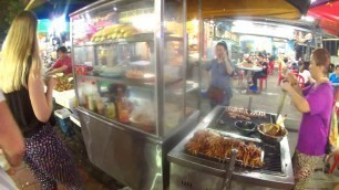 'Alor Street Food and Night Market, Bukit Bintang Kuala Lumpur Malaysia'