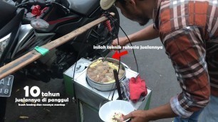 'INI NIKMAT BENER !! MESKIPUN JUALAN NYA DI PANGGUL | INDONESIA STREET FOOD #419'