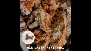 'Peri peri Lamb chops recipe | Air Fried Food | Tandoori Lamb chops | grilled Mutton chops | wedges'