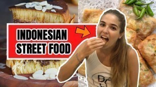 'INDONESIA STREET FOOD | TRY INDONESIAN FOOD | MARTABAK MANIS TERANG BULAN'