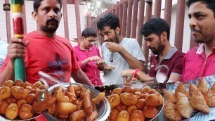 'Samosa & Bread Bajji recipe | Mumbai evening snack recipes | indian street food'