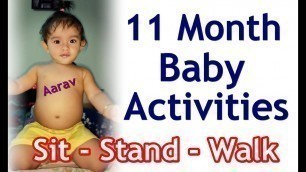 '11 Month Baby Activities | 11-Month Baby\'s Growth & Development | Aarav turns 11 Months Old'