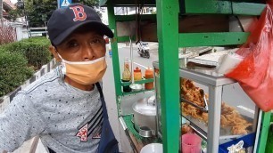 'BAKSO BAKWAN MALANG GEROBAK SEPEDA - GOWES 8 JAM SETIAP HARI !! INDONESIAN STREET FOOD'