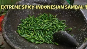 'INSANELY Spicy Chicken, Sambal Pecak Mas Bray | Indonesia Street Food'