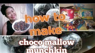 'How to make CHOCO MALLOW MUNCHKIN | step by step | Aiza Arroyo'