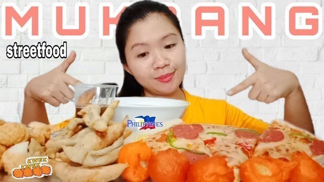 'MUKBANG:KWEK KWEK +KIKIAM+PIZZA+SQUID BALL+BEEF PARES||PINOY STREET FOODS|| Liza Delgado❤❤'