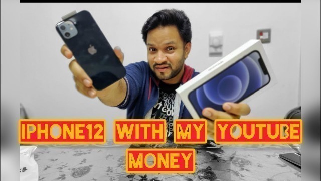 'Iphone12 With My Youtube Money || Unboxing Dude || Food And Travel By Shazjango'