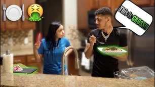 '\"Your Food Is Disgusting\" PRANK On Girlfriend 