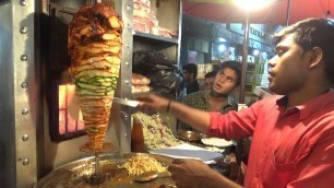 'Chicken Shawarma Roll Start 40 rs | Street Food Mumbai Mohammed Ali Road'