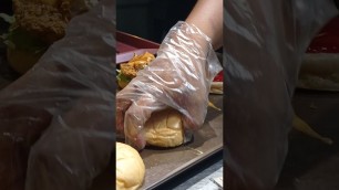 'Spicy Burger Ayam • Malaysian Street Food #shorts'