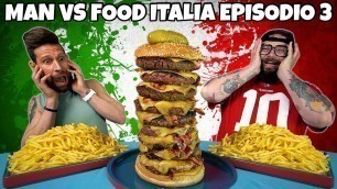 '\"MAN VS FOOD ITALIA\" episodio 3 - EAGLE’S DELI BURGER CHALLENGE'